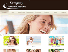 Tablet Screenshot of kempseydental.com.au